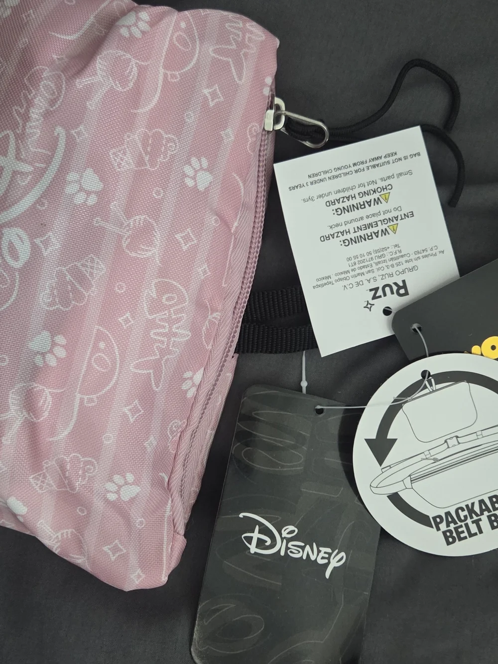 Disney Pink 'My Cat My Best Friend' Cat Waist Bag